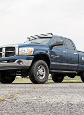 Rough Country 54" Curved LED Light Bar Upper Windshield Mtg Brackets Dodge | Ram Pickup Dodge Ram 1500 2002-2008                                     - 70538 - Image 3