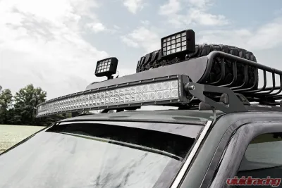 Rough Country 50" Curved LED Light Bar Upper Windshield Mtg Brackets Jeep Grand Cherokee ZJ 1993-1998 - 70567