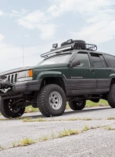 Rough Country 50" Curved LED Light Bar Upper Windshield Mtg Brackets Jeep Grand Cherokee ZJ 1993-1998                                     - 70567 - Image 4