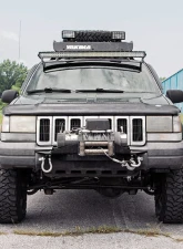 Rough Country 50" Curved LED Light Bar Upper Windshield Mtg Brackets Jeep Grand Cherokee ZJ 1993-1998                                     - 70567 - Image 5
