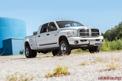 Rough Country LED Bumper Mount Black Series w/White DRL Dodge Ram 2500 3500 Ram 2500 3500 2003-2018 - 70568BLDRL