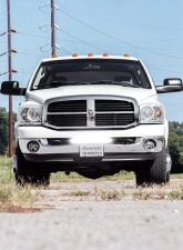 Rough Country LED Bumper Mount Black Series w/White DRL Dodge Ram 2500 3500 Ram 2500 3500 2003-2018                                     - 70568BLDRL - Image 5