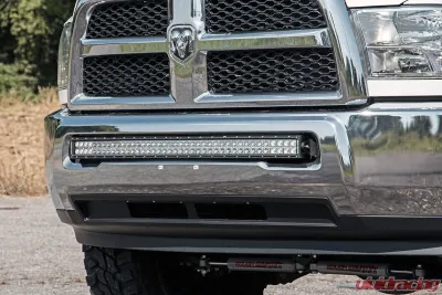 Rough Country LED Light Kit Bumper Mount 40 Inch Black Dual Row for Ram 2500/3500 2010-2018 - 70570B