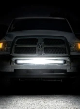 Rough Country LED Light Kit Bumper Mount 40 Inch Black Dual Row for Ram 2500/3500 2010-2018                                     - 70570B - Image 5