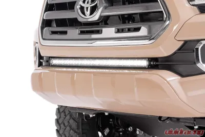 Rough Country LED Light Kit Lower Grille Mount 30 Inch Black for Toyota Tacoma 2016-2023 - 70619BLDRL