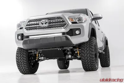 Rough Country LED Light Kit Lower Grille Mount 30 Inch Black for Toyota Tacoma 2016-2023 - 70619BLDRL
