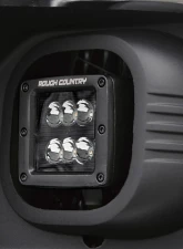 Rough Country LED Light Fog Mount 2 Black Pair Ford F-250 Super Duty F-350 Super Duty 2WD | 4WD 2011-2016                                     - 70622 - Image 2