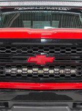 Rough Country 30" Curved LED Grille Kit for 2014-2015 Chevy Silverado 1500 2WD/4WD                                     - 70624 - Image 5