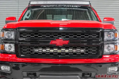 Rough Country 30" Curved LED Grille Kit for 2014-2015 Chevy Silverado 1500 2WD/4WD - 70624