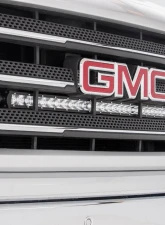 Rough Country LED Light behind Grille Mount 30 Chrome Single Row Chevy Silverado 1500 GMC Sierra 1500 2WD | 4WD 2014-2018                                     - 70625 - Image 5