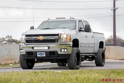 Rough Country LED Fog Light Kit Black Series Chevy Silverado 2500 HD 3500 HD 2WD | 4WD 2011-2014 - 70628