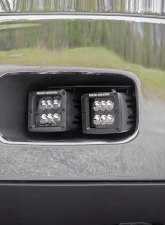 Rough Country LED Fog Light Kit Black Series Chevy Silverado 2500 HD 3500 HD 2WD | 4WD 2011-2014                                     - 70628 - Image 5