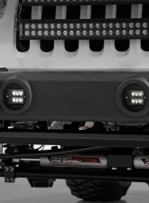Rough Country LED Light Fog Mount 2 Black Pair Jeep Wrangler JK Unlimited 2WD | 4WD Wrangler JK 2 Door 2010-2018                                     - 70630 - Image 2