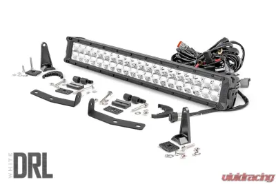 Rough Country 20 Inch Chrome Dual Row LED Light Kit for 2016-2024 Nissan Titan - 70646DRL