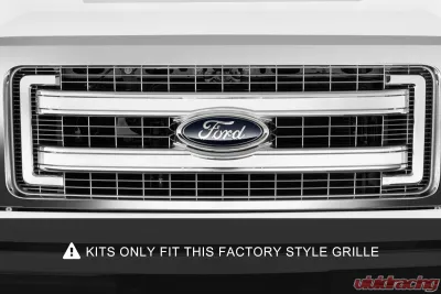 Rough Country 30" LED Grille Kit Chrome Series w/1 Light Ford F-150 2WD 4WD 2009-2014 - 70659