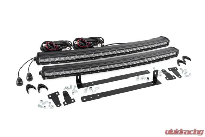 Rough Country 30" LED Grille Kit Chrome Series w/2 Lights Ford F-150 2WD 4WD 2009-2014 - 70660