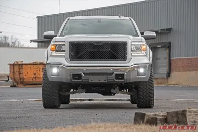 Rough Country LED Light Fog Mount 2 Black Pair GMC Sierra 1500 2WD 4WD 2014-2015 - 70689