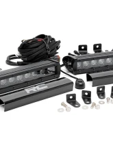 Rough Country 8in LED Grille Kit Black Series Ford F-250 Super Duty 2WD 4WD 2017-2019                                     - 70697 - Image 4