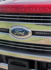 Rough Country 8in LED Grille Kit Black Series Ford F-250 Super Duty 2WD 4WD 2017-2019                                     - 70697 - Image 2