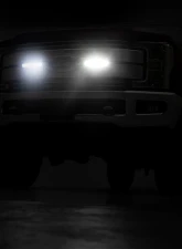 Rough Country 8in LED Grille Kit Black Series Ford F-250 Super Duty 2WD 4WD 2017-2019                                     - 70697 - Image 4
