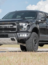 Rough Country Triple LED Fog Light Kit Black Series Ford Raptor 2017-2020                                     - 70700 - Image 3