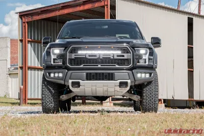 Rough Country Triple LED Fog Light Kit Black Series Ford Raptor 2017-2020 - 70700