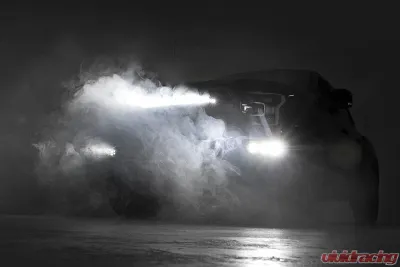 Rough Country Triple LED Fog Light Kit Black Series Ford Raptor 2017-2020 - 70700