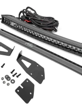 Rough Country LED Light Kit Grille Mount 30 Inch Black for 2017-2020 Ford Raptor                                     - 70701BLDRL - Image 6
