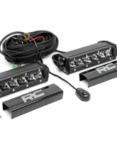 Rough Country 6" Chrome Series Single Row CREE LED Light Bar Pair                                     - 70706 - Image 4
