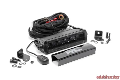 Rough Country 6 Inch Black Series LED Light Bar Single Row - 70707BL