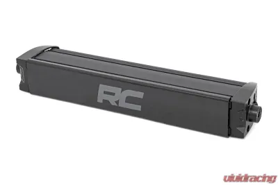 Rough Country 12 Inch Black Series LED Light Bar Single Row Cool White DRL - 70712BLDRL