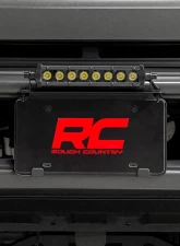 Rough Country 8 Inch Black Series LED Light Bar Single Row Amber DRL                                     - 70718BLDRLA - Image 5