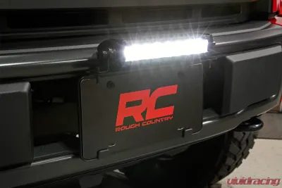 Rough Country 8 Inch Black Series LED Light Bar Single Row Cool White DRL - 3200 Lumens - 70718BLDRL
