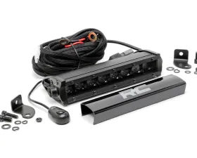 Rough Country 8 Inch Black Series LED Light Bar Single Row