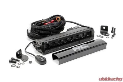Rough Country 8 Inch Black Series LED Light Bar Single Row - 70718BL