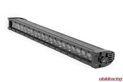 Rough Country 20 Inch Black Series LED Light Bar Single Row Cool White DRL - 70720BLDRL