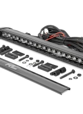 Rough Country 20 Inch Black Series LED Light Bar Single Row Cool White DRL                                     - 70720BLDRL - Image 2