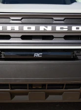 Rough Country 20 Inch Black Series LED Light Bar Single Row Cool White DRL                                     - 70720BLDRL - Image 6
