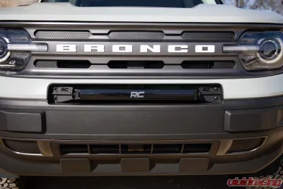 Rough Country 20 Inch Black Series LED Light Bar Single Row Cool White DRL - 70720BLDRL
