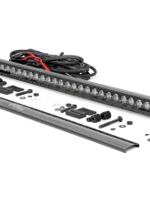 Rough Country 30 Inch Black Series LED Light Bar Single Row Cool White DRL                                     - 70730BLDRL - Image 2