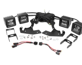Rough Country LED Fog Light Kit Black Series Chevy 2007-2014