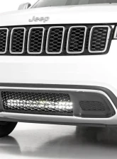 Rough Country 20-Inch LED Light Kit Bumper Mount for 2005-2007 Ford F-250/F-350 Black Dual Row Amber DRL                                     - 70773DRLA - Image 6