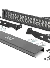 Rough Country 20-Inch LED Light Kit Bumper Mount for 2005-2007 Ford F-250/F-350 Black Dual Row Amber DRL                                     - 70773DRLA - Image 2