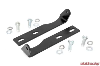 Rough Country 20-Inch LED Light Kit Bumper Mount for 2005-2007 Ford F-250/F-350 Black Dual Row Amber DRL - 70773DRLA