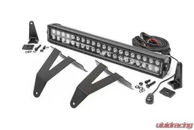 Rough Country 20" LED Hidden Bumper Kit Black Series Ram 1500 2WD 4WD 2019-2022 - 70779