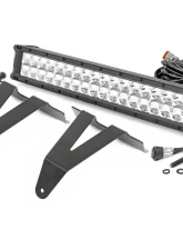 Rough Country 20" LED Hidden Bumper Kit Chrome Series w/White DRL Ram 1500 2WD 4WD 2019-2022                                     - 70780 - Image 6