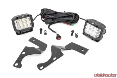 Rough Country LED Light 3" Osram Wide Angles Toyota 4Runner 2WD 4WD 2010-2022 - 70793