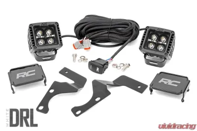 Rough Country LED Light Black Series w/White DRL Toyota 4Runner 2WD 4WD 2010-2022 - 70797