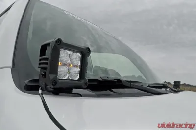 Rough Country LED Light Black Series w/Amber DRL Toyota 4Runner 2WD 4WD 2010-2022 - 70798