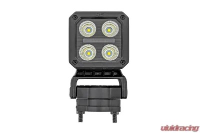 Rough Country Black Series LED Light Pair 2" Flood Swivel Mount - 70802